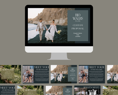 Customizable Pricing Template for Wedding Photographers and Videographers (Canva)
