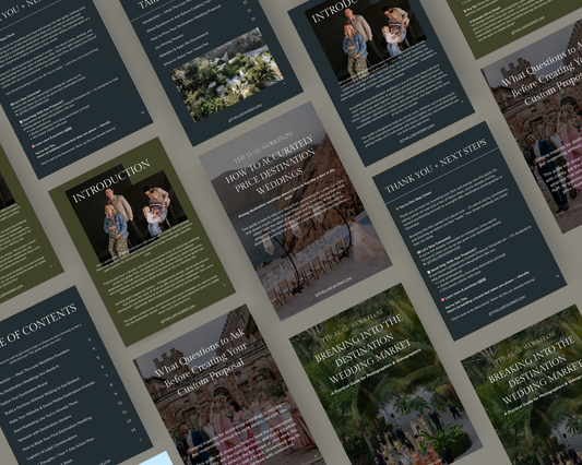 How to Book and Price Destination Weddings BUNDLED